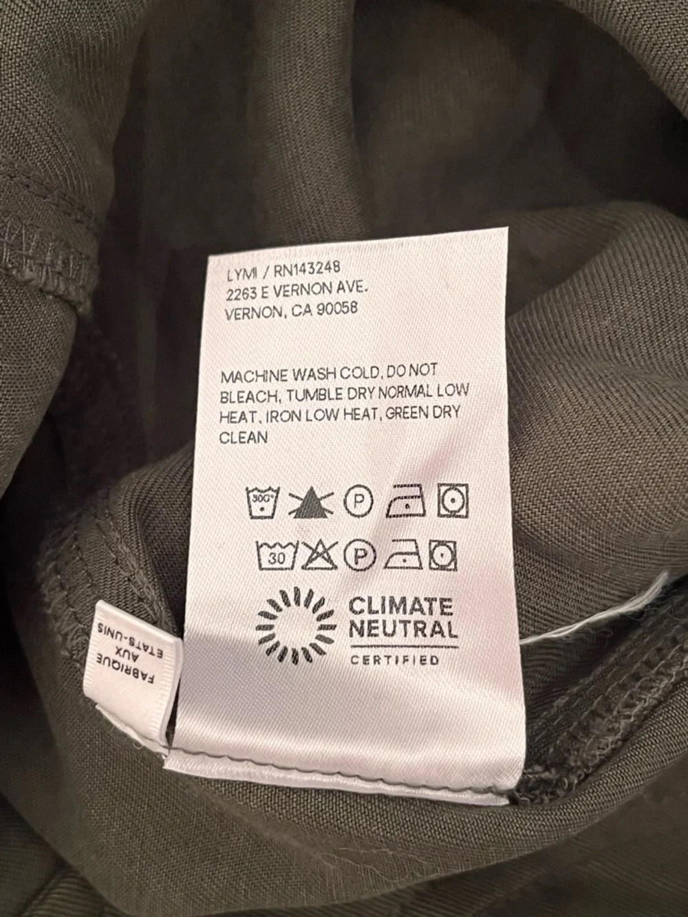 NWT REFORMATION Jackson Cargo Pant Size 10 Straight-Leg Fern Green ~ $198 - Picture 14 of 14